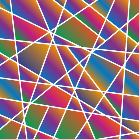 geometric vector drawing of lines with gradient shapes.のイラスト素材