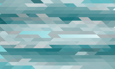 Abstract blue vector background of geometric shapes, mosaic texture.のイラスト素材