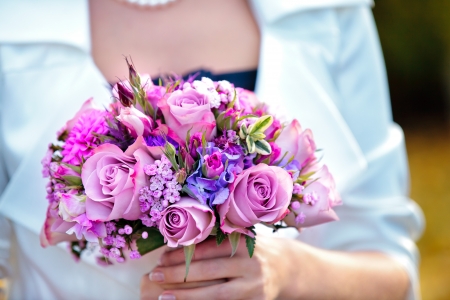 Beautiful bridal bouquet の写真素材