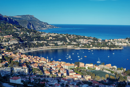 Cote dAzur France. Luxury resort and bay of French riviera