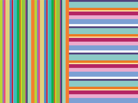 Summer colorful lines patternのイラスト素材