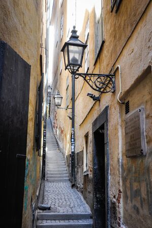 Gamla Stan in Stockholm Sweden