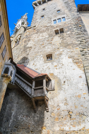 Burg Kreuzenstein, an almost fairy tale like castle near Vienna Austriaのeditorial素材