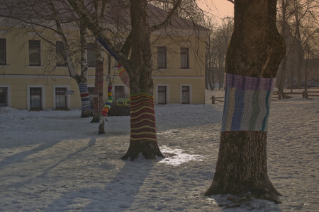 The Kremlin Park. Veliky Novgorod, Russiaの写真素材