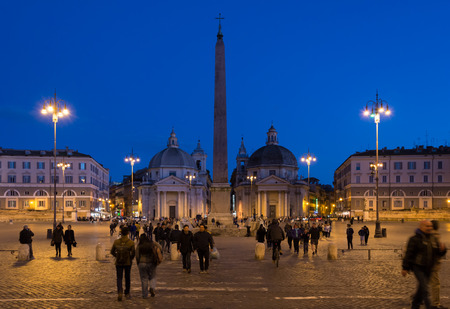 Piazza del Popoloのeditorial素材