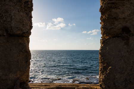 Akko walk, Israelの写真素材