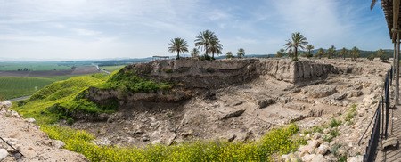 Tel Megiddo National Park, Israelのeditorial素材