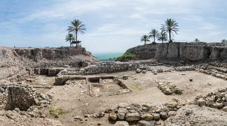Tel Megiddo National Park, Israelのeditorial素材