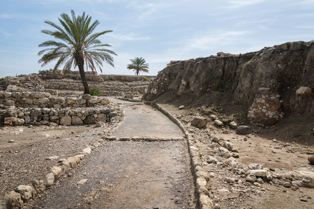 Tel Megiddo National Park, Israelのeditorial素材