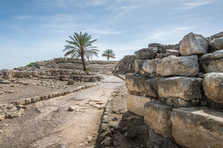 Tel Megiddo National Park, Israelのeditorial素材
