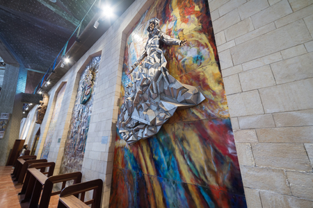 Basilica of the Annunciation in Nazareth, Israelのeditorial素材