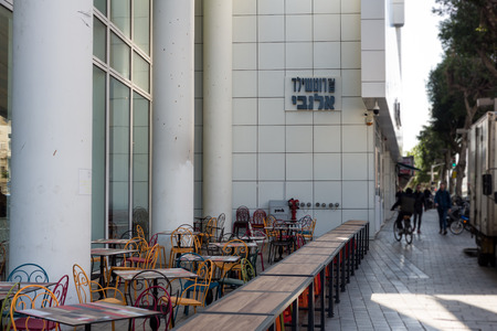Rothschild Allenby Market in Tel Aviv, Israelのeditorial素材