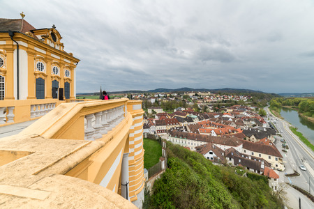 Visiting Melk Abbey and city, Austriaのeditorial素材