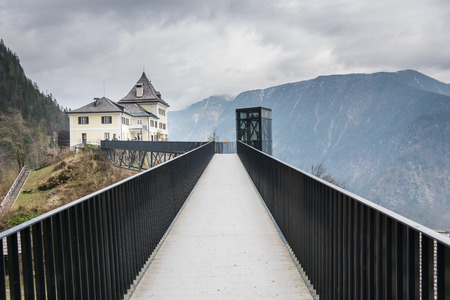 Visit to Salzwelten salt mines in Austriaの写真素材