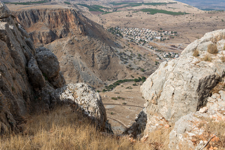 Arbel Nature Reserve And National Park, Israelの写真素材