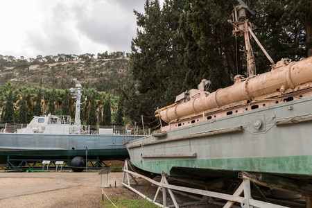 Clandestine Immigration and Naval Museum in Haifa, Israelのeditorial素材