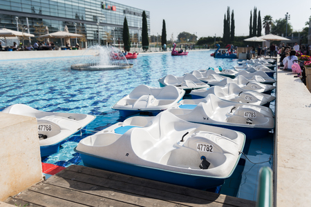 Park Peres in Holon, Israelの写真素材