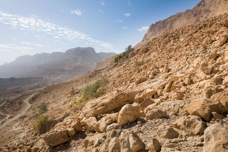 Ein Gedi National Park at Southern Israel, during winterの写真素材