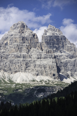 hiking in the Dolomites an experience for all sensory organsの写真素材