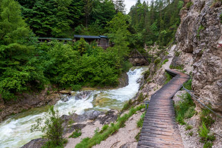 Austria nature park Ãtscher TormÃ¤uerの写真素材