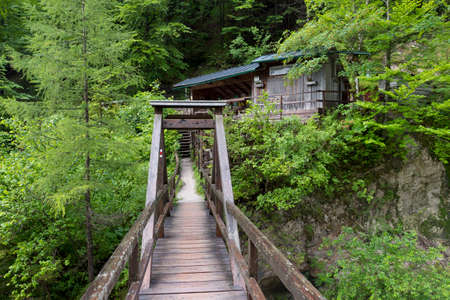 Austria nature park Ãtscher TormÃ¤uerの写真素材