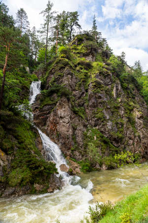 Austria nature park Ãtscher TormÃ¤uerの写真素材