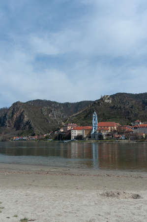 Durnstein in the Wachau Austriaの写真素材