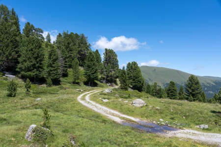 Windebensee in the Nockberge mountains of Carinthiaの写真素材