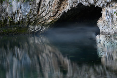 the old monastery if Blagajの写真素材