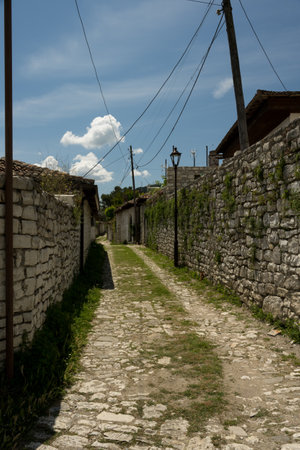 Castles, valleys, mountains, sea, that is Albaniaの写真素材