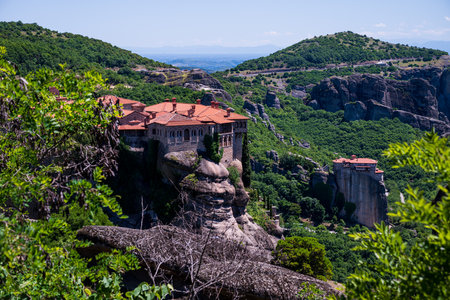 Meteora Monasteries and UNESCO Heritage Site in Kalabaka Greece