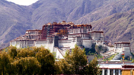The Potala Palace from the Barkorのeditorial素材
