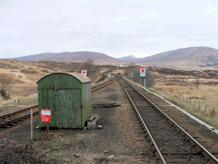 View From Rannoch Stationの写真素材
