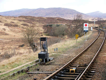 View From Rannoch Stationの写真素材
