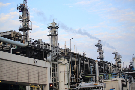 smoking coal used power station in china hong kongのeditorial素材