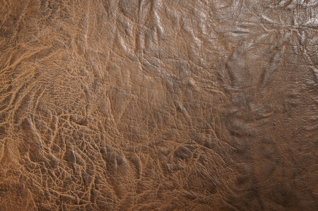 Brown leather close-up                   の写真素材