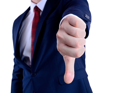 business man on white background