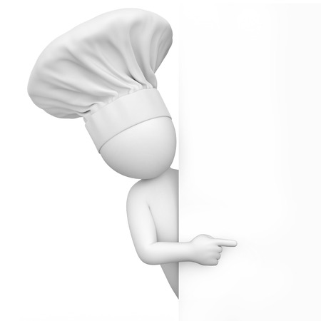 Chef, image with a work pathの写真素材