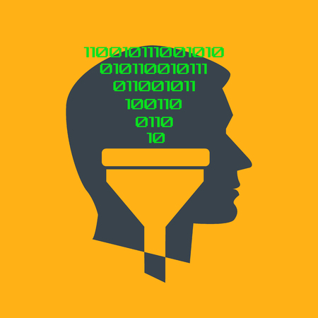 Data analytics and informatics, artificial intelegence vector conceptのイラスト素材