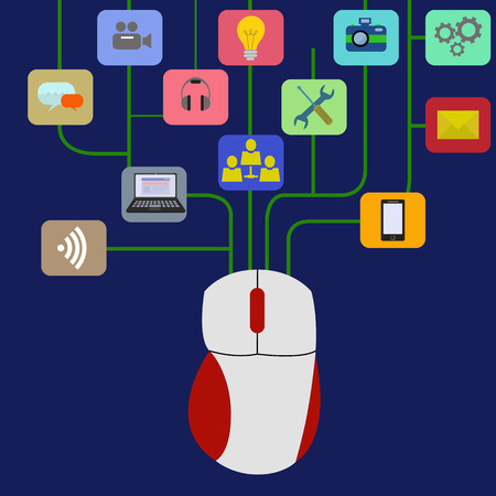 Connectivity of things concept artのイラスト素材