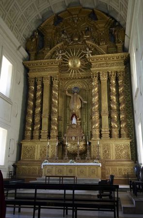 inner view of the Basilica of Bom .の写真素材