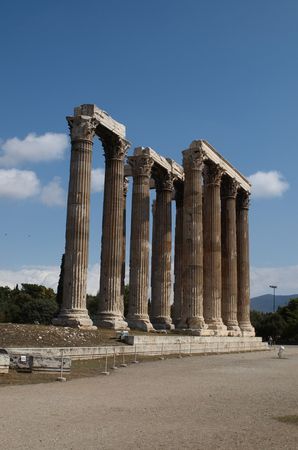 The Temple of Olympian Zeus (Greek: Naos tou Olimpiou Dios), also known as the Olympieion, is a...