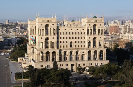 Government`s House on Freedom square. Baku, Azerbaijan. の写真素材