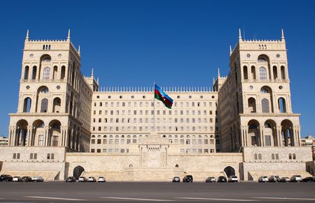 Government`s House on Freedom square. Baku, Azerbaijan. の写真素材
