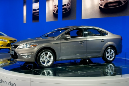 MOSCOW, RUSSIA - August 26: Moscow International Automobile Salon 2010. Ford Mondeo - world premiere.のeditorial素材