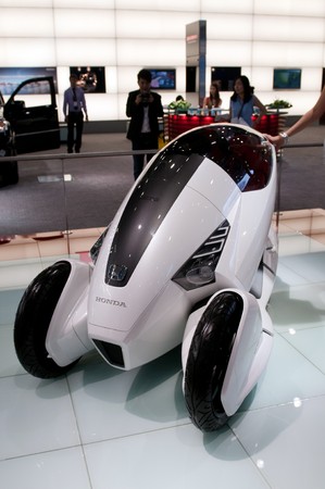 MOSCOW, RUSSIA - August 26: Moscow International Automobile Salon 2010. Honda 3R-C concept