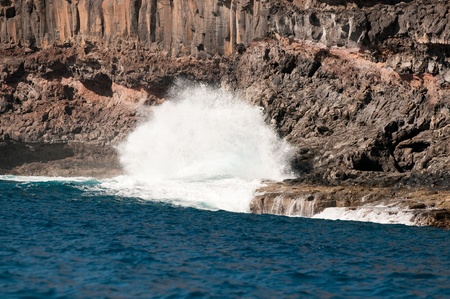 Coastline of La Gomera, Canary islandsの写真素材