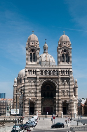 MARSEILLE, FRANCE - MAY 22, 2011: Marseille Cathedral de la Major on May 22, 2011, Franceのeditorial素材