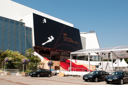 CANNES, FRANCE - MAY 23, 2011: Palais des Festivals at the next day after closing ceremony 64th Cannes Film Festival on May 23, 2011 in Cannes, Franceのeditorial素材