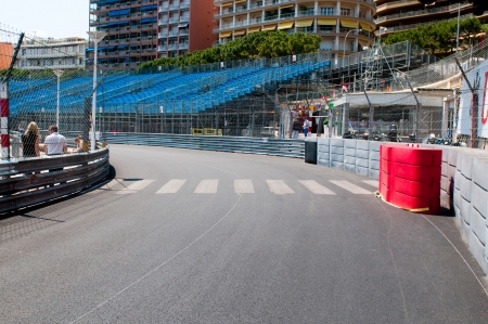 MONACO - MAY 23, 2011: Part of Formula1 Monte-Carlo track in Monaco on May 23, 2011, Monaco.のeditorial素材